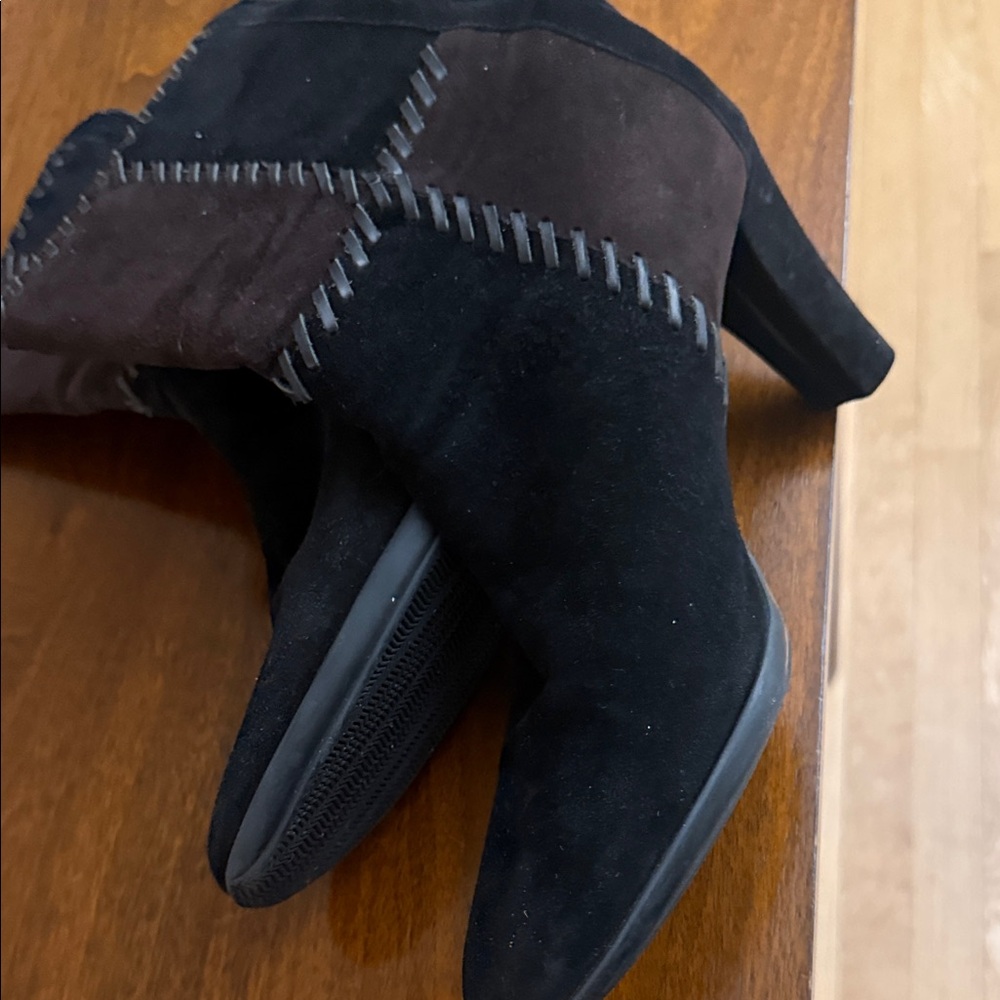 Aquatalia Suede Heel Women's Boots - Picture 5 of 5